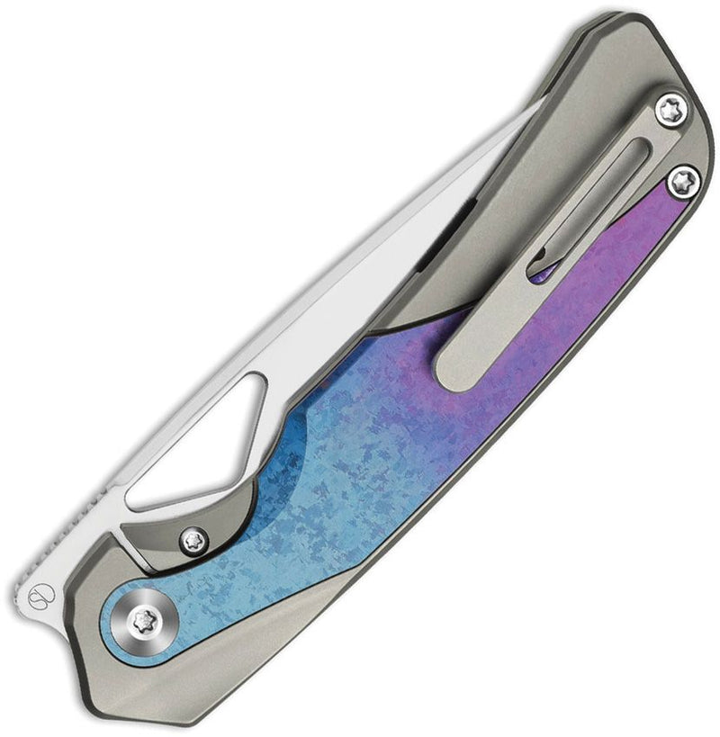 Kizer Topsail Framelock Crystal Ti Folding Knife [KI3735A1]