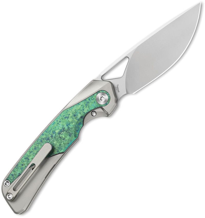 Kizer Topsail Framelock Crystal Ti Folding Knife [KI3735A4]