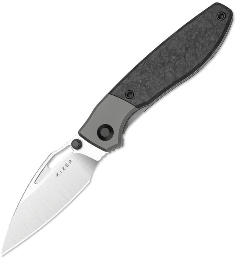 Kizer Shrike Framelock CF Folding Knife [KI3746A1]
