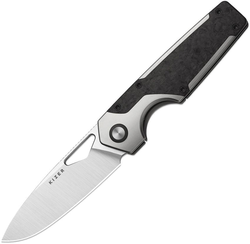 Kizer Serpentine Framelock CF Folding Knife [KI3759FDA1]