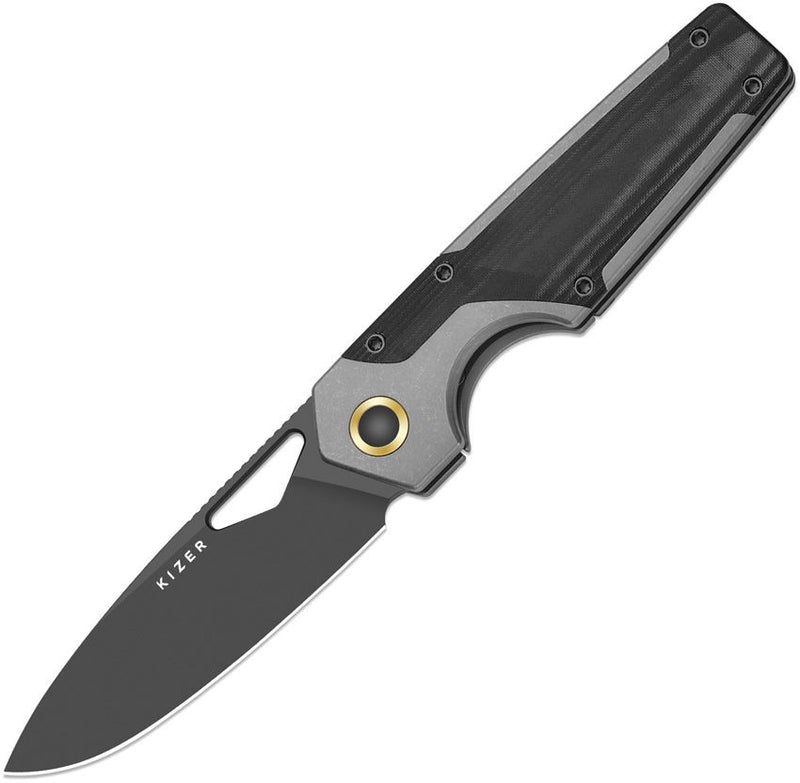 Kizer Serpentine Framelock Micarta Folding Knife [KI3759FDA2]