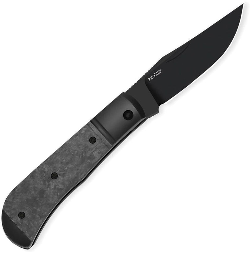 Kizer Trestle Slip Joint Black CF Folding Knife [KI3761A1]