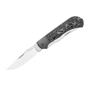 Kizer Trestle TP AirTi Gray & Black Aluminum & vortex pattern micarta (3.23" Satin BD1N) Folding Knife [K3761TPA2] - product view 5