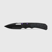 Kizer Durandal Aluminum & Fatcarbon® Black-Dark Matter (3.45" Black PVD Coating S35VN) Folding Knife [K3765BD1] - product view 4