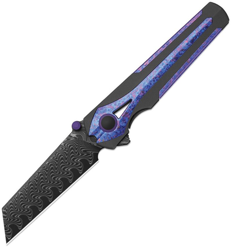 Kizer Staff Framelock Damasc Folding Knife [3795A1]