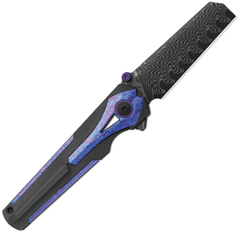 Kizer Staff Framelock Damasc Folding Knife [3795A1]