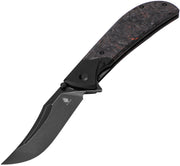 Kizer Phoenix Black Aluminum (3.75" S35VN stainless) Folding Knife [KI4647A1] - product view 1