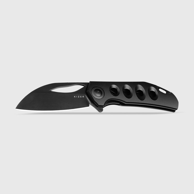Kizer Hawk black Titanium (3.41" M390) Folding Knife [KI4683A1] - product view 6