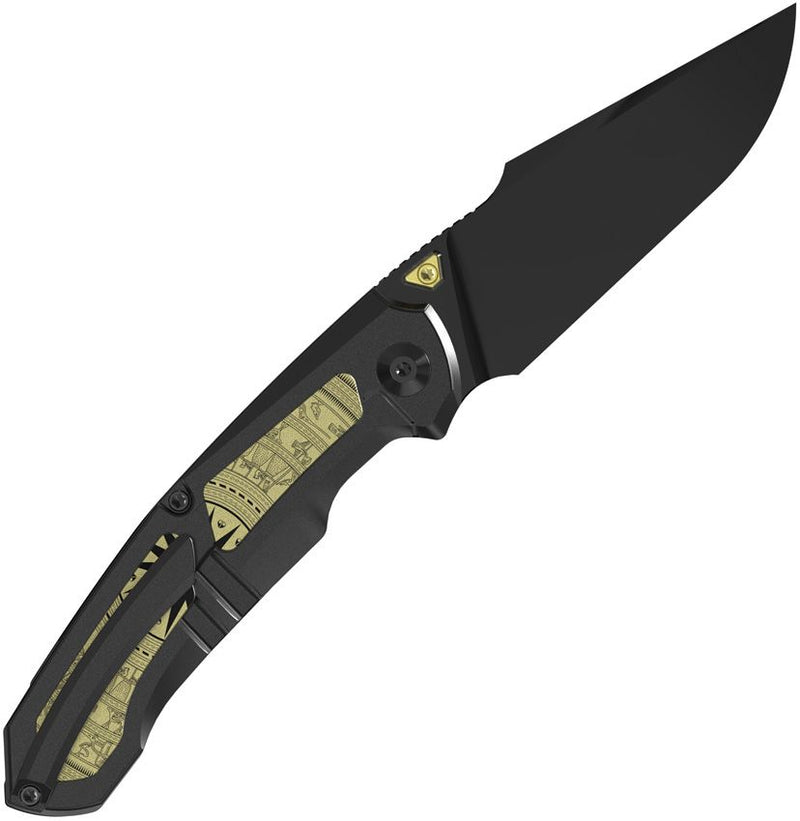Kizer Feweed XL Framelock Blk Folding Knife [KI4694A1]