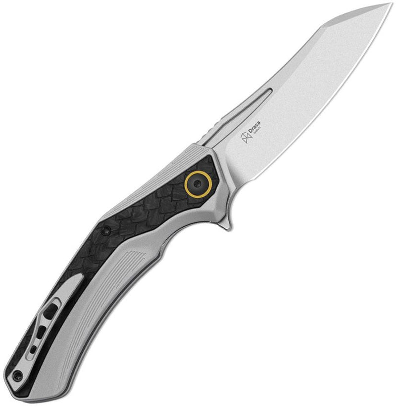 Kizer Draca Linerlock Gray Folding Knife [KI4751A1]