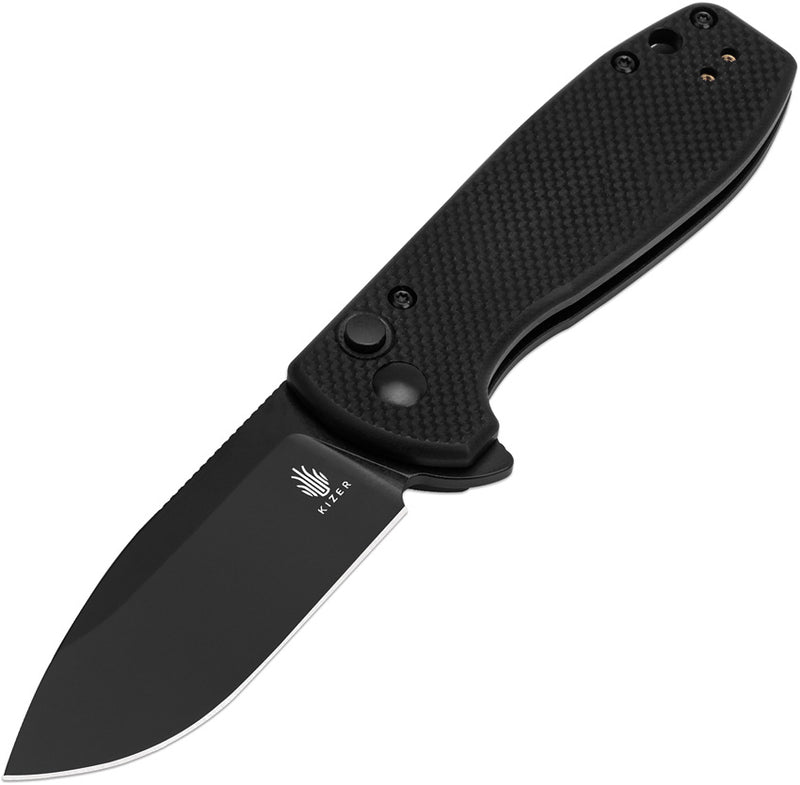 Kizer Amicus Black G10 (2.95" 9Cr18MoV) Folding Knife [L3002A1] - product view 1