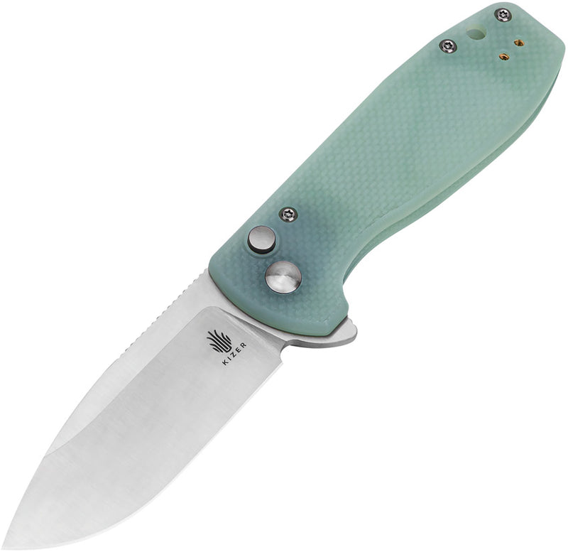 Kizer Amicus Jade G10 (2.95" 9Cr18MoV) Folding Knife [L3002A2] - product view 1