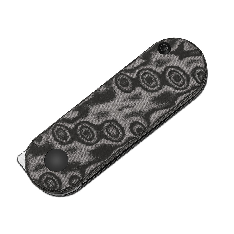Kizer Mini Bay Gray vortex pattern micarta (1.89" Satin 14C28N) Folding Knife [V2583A6] - product view 7