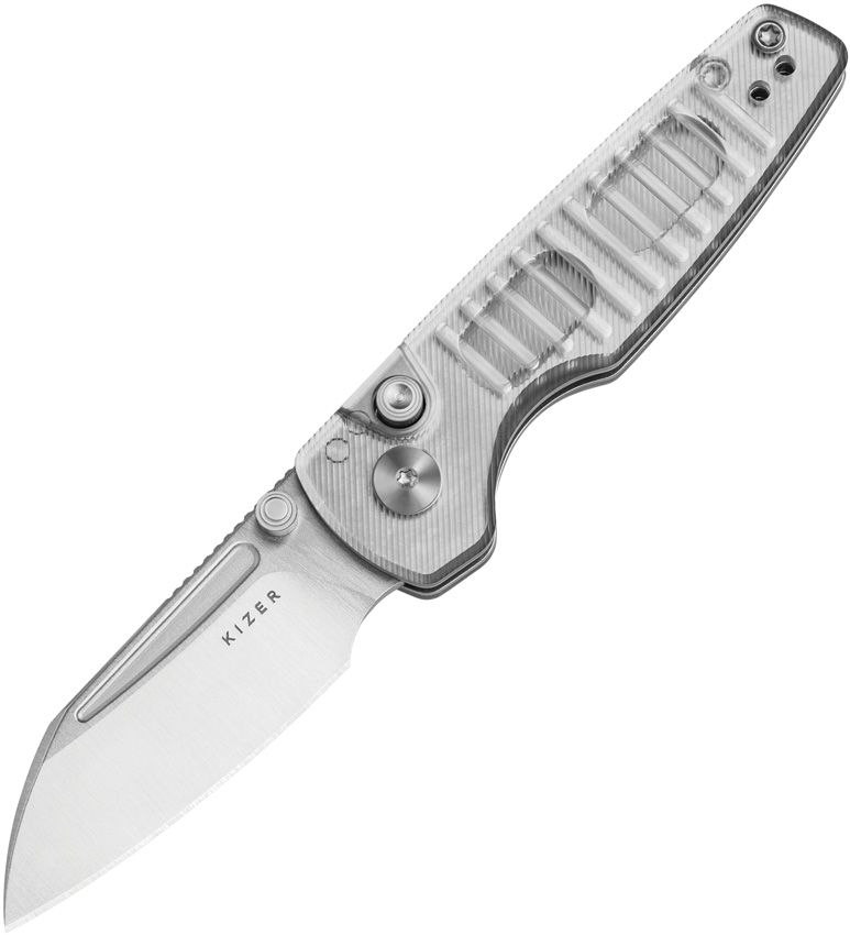 Kizer Parakeet Button Lock Acrylic Folding Knife [V2706A2]