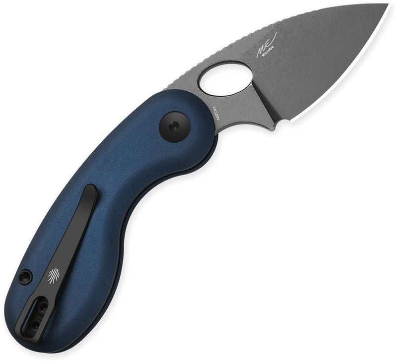 Kizer Microbe Button Linerlock Blue Folding Knife [V2742A1]