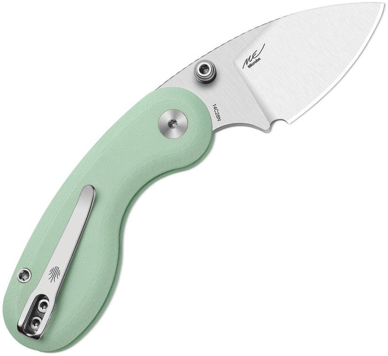 Kizer Microbe Button Linerlock Grn Folding Knife [V2742A4]