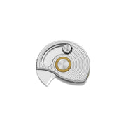 Kizer Snail-trail Silver Aluminum (0.42" Satin AEB-L) Folding Knife [V2757A3] - product view 5