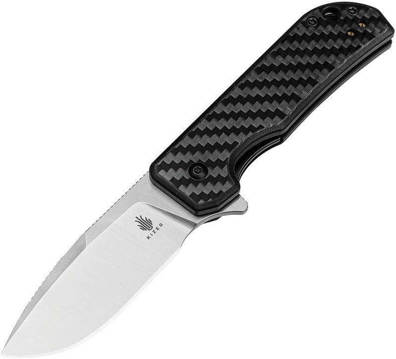 Kizer Nice Guy Linerlock CF Folding Knife [V3011C1]