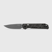 Kizer Begleiter 2.9 Black & White vortex pattern micarta (2.97" Gray PVD Coating & Stonewashed BD1N) Folding Knife [V3458.2BDA2] - product view 4