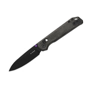 Kizer Begleiter 2.9 Black Norplex UltreX™ Micarta (2.97" Black PVD Coating BD1N) Folding Knife [V3458.2CDA1] - product view 5