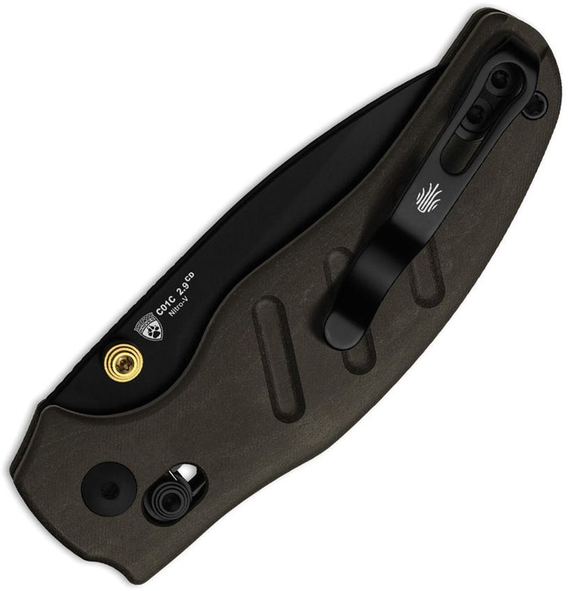 Kizer C01C 2.9 Clutch Lock Richlite Folding Knife [V3488.29CDA2]