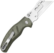 Kizer C01C Uti 2 Green Micarta 5Cr15MoV Utility Knife [V348829JNA1] - product view 3