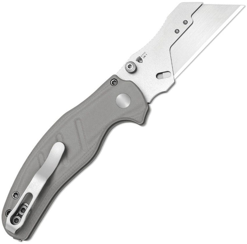 Kizer C01C Uti 1 Button Lock Gray Folding Knife [V3488.29JSA1]