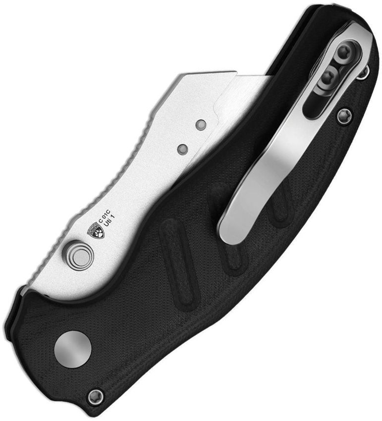 Kizer C01C Uti 1 Button Lock Black Folding Knife [V3488.29JSA3]