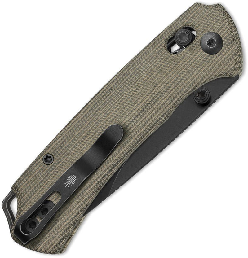 Kizer T1 CD Button Lock Green Folding Knife [V34902CA1]