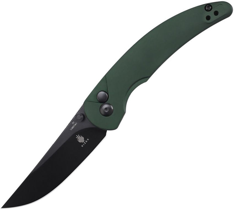 Kizer Chili Pepper Button Lock Folding Knife [V3601A1]