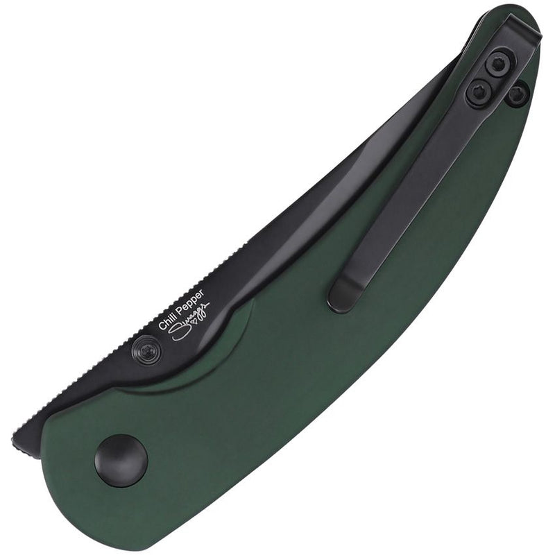 Kizer Chili Pepper Button Lock Folding Knife [V3601A1]