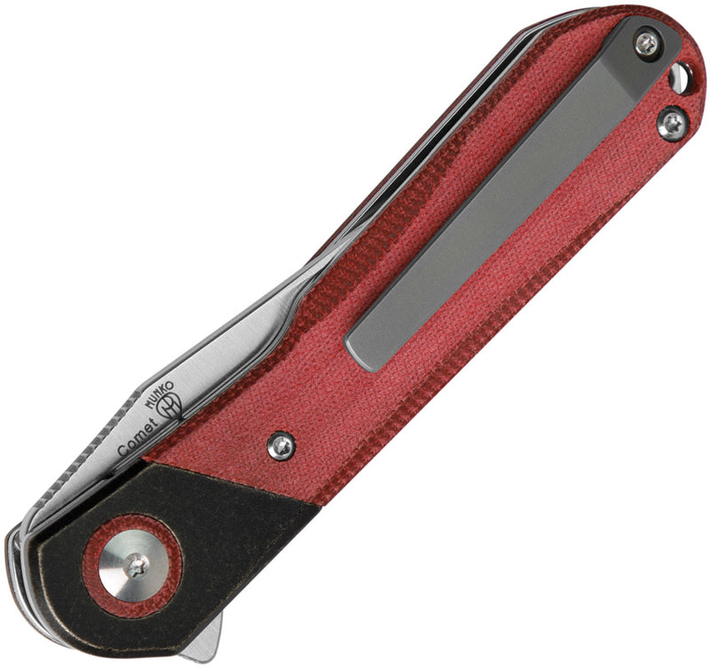 Kizer Comet Red Micarta (2.88" 154CM stainless) Folding Knife [KIV3614C4] - product view 2