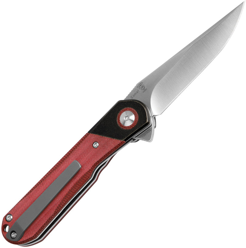 Kizer Comet Red Micarta (2.88" 154CM stainless) Folding Knife [KIV3614C4] - product view 3