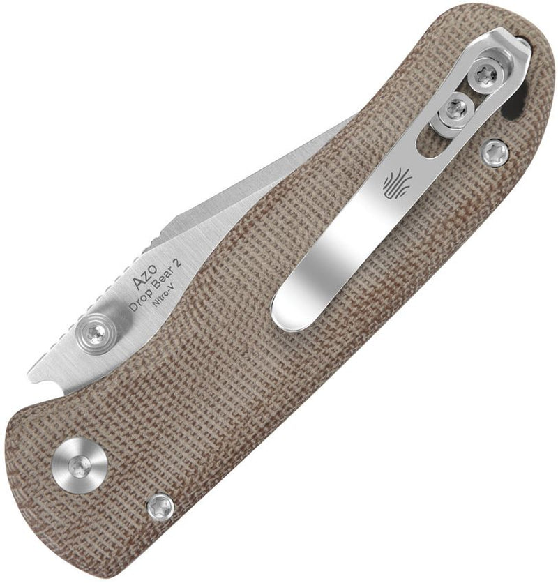 Kizer Drop Bear 2 Button Lock Folding Knife [V3619.2CC1]