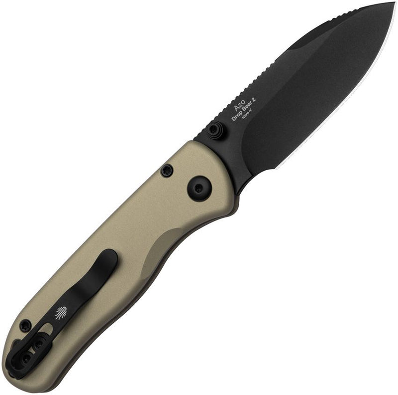 Kizer Drop Bear 2 Button Lock Folding Knife [V3619.2CD1]