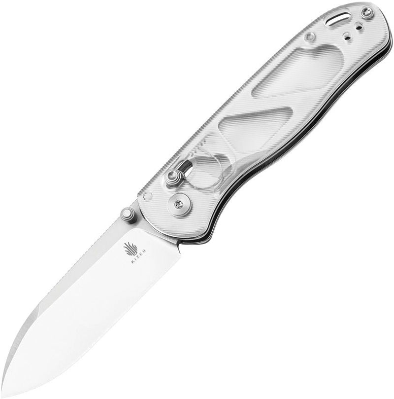 Kizer Drop Bear Clutch Lock Acrylic Folding Knife [V3619A1]