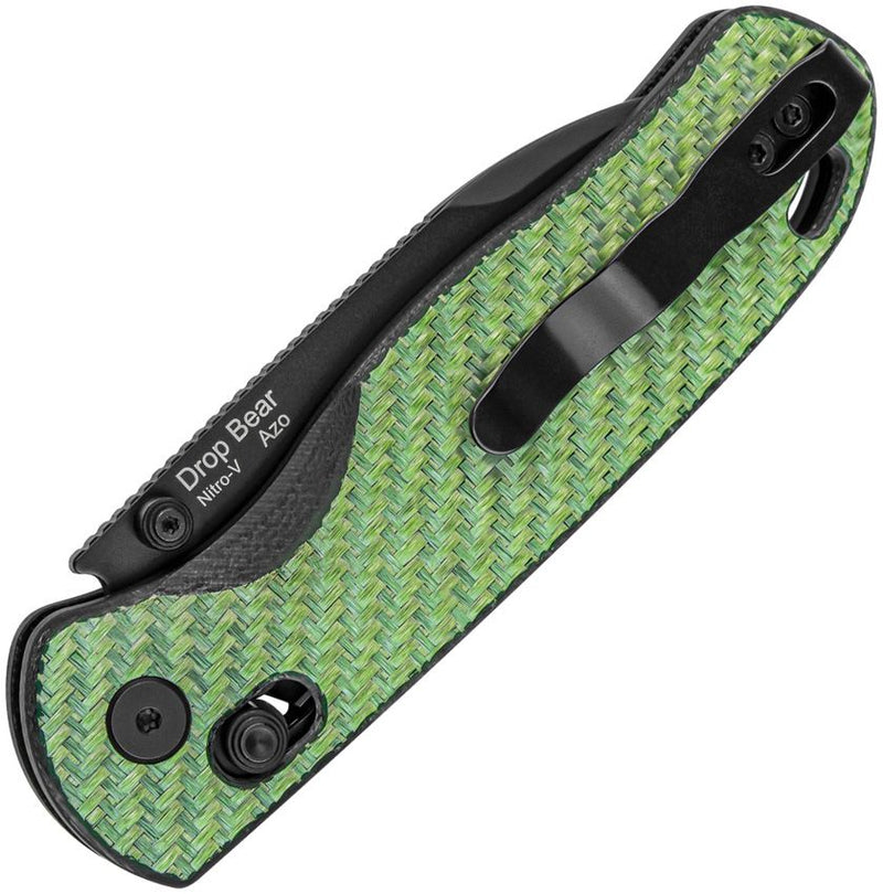 Kizer Drop Bear Clutch Lock CF Folding Knife [V3641A4]