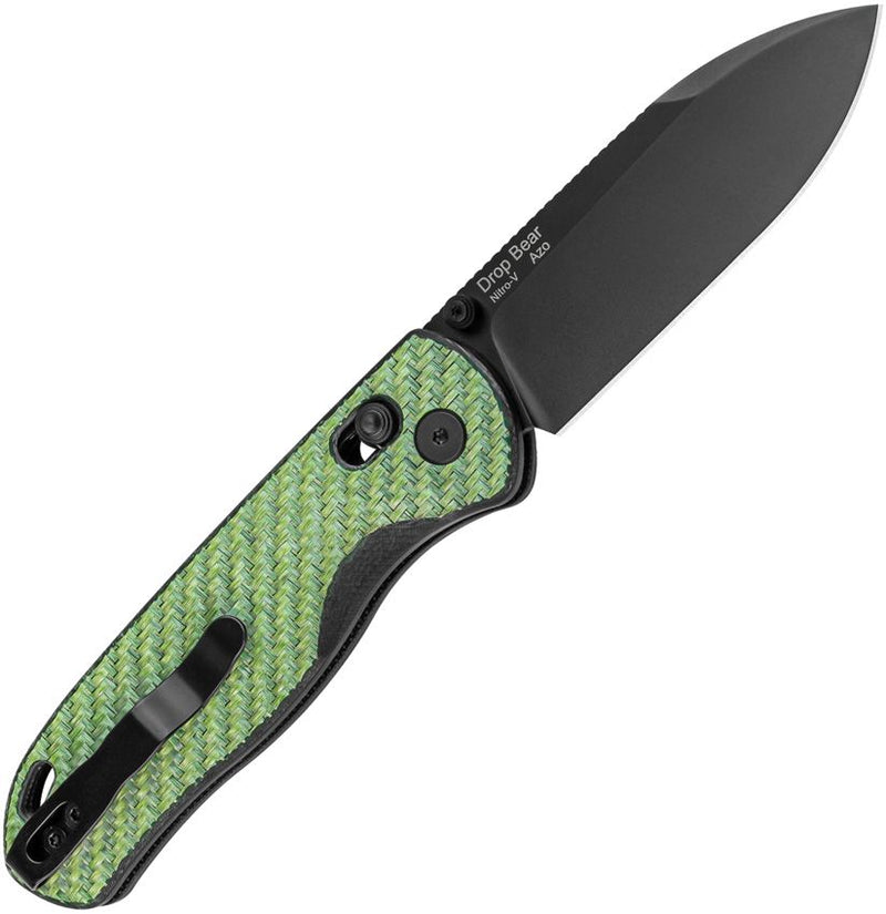 Kizer Drop Bear Clutch Lock CF Folding Knife [V3641A4]