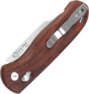 Kizer Drop Bear Clutch Lock Rosewd Rosewood (3.00" Nitro V steel) Folding Knife [V3641A6] - product view 2
