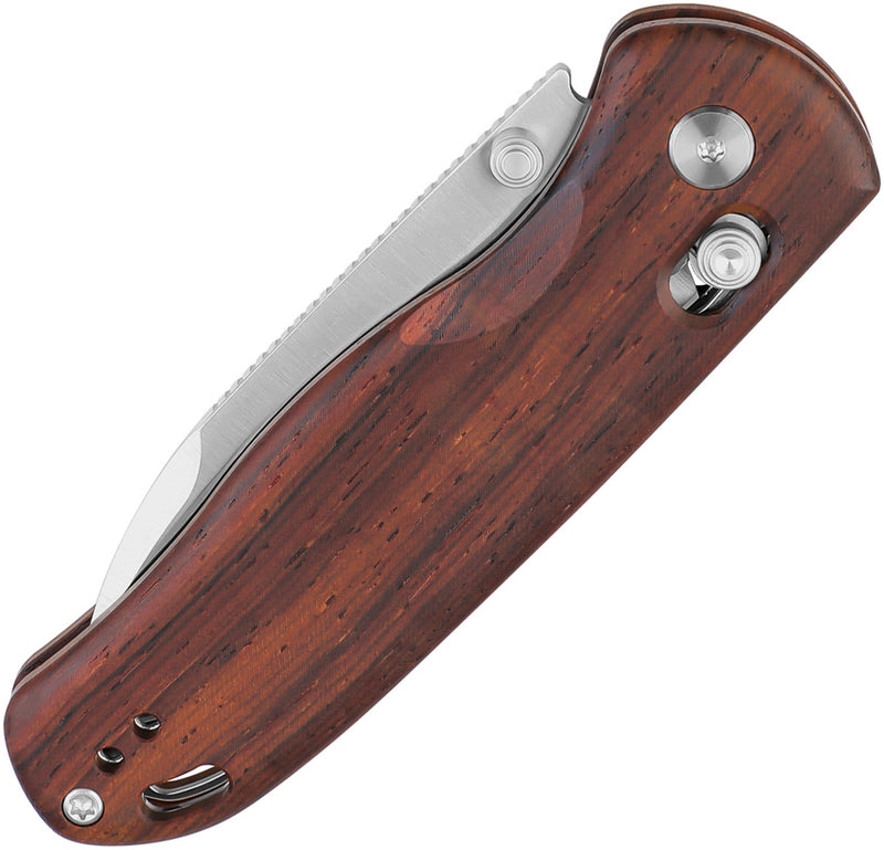 Kizer Drop Bear Clutch Lock Rosewd Rosewood (3.00" Nitro V steel) Folding Knife [V3641A6] - product view 5
