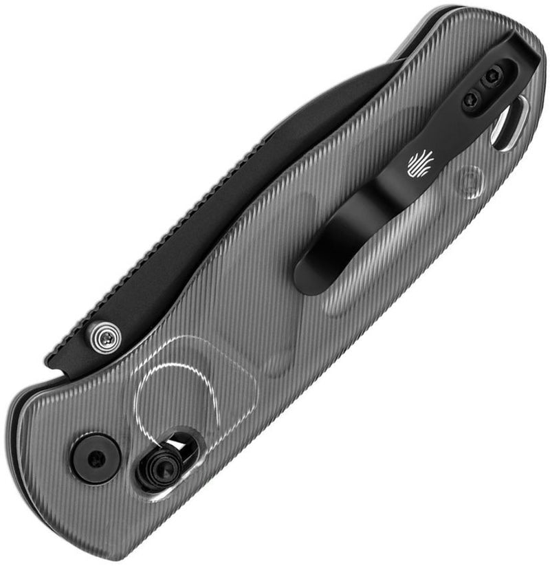 Kizer Drop Bear Clutch Lock Clear Folding Knife [V3619A9]