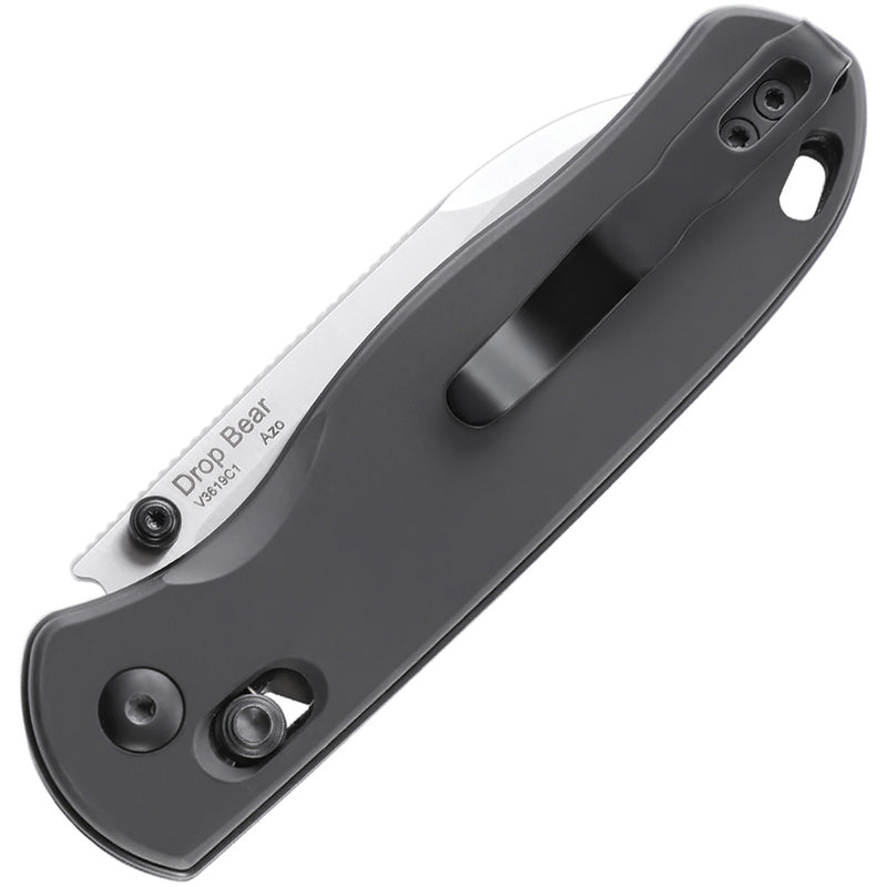 Kizer Drop Bear® Gunmetal Aluminum 154CM Folding Knife [V3619C1] - product view 2