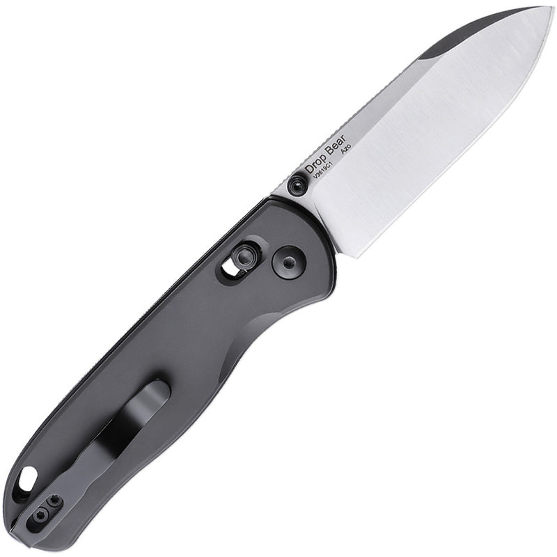 Kizer Drop Bear® Gunmetal Aluminum 154CM Folding Knife [V3619C1] - product view 4