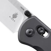 Kizer Drop Bear® Gunmetal Aluminum 154CM Folding Knife [V3619C1] - product view 6