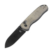 Kizer Drop Bear Green Micarta (2.99" 154CM) Folding Knife [ V3619C4] - product view 6