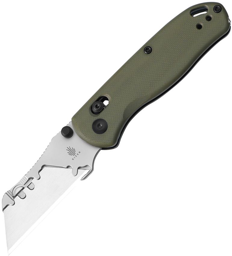 Kizer Drop Bear Utility Clutch Lock Folding Knife [V3619JA6]