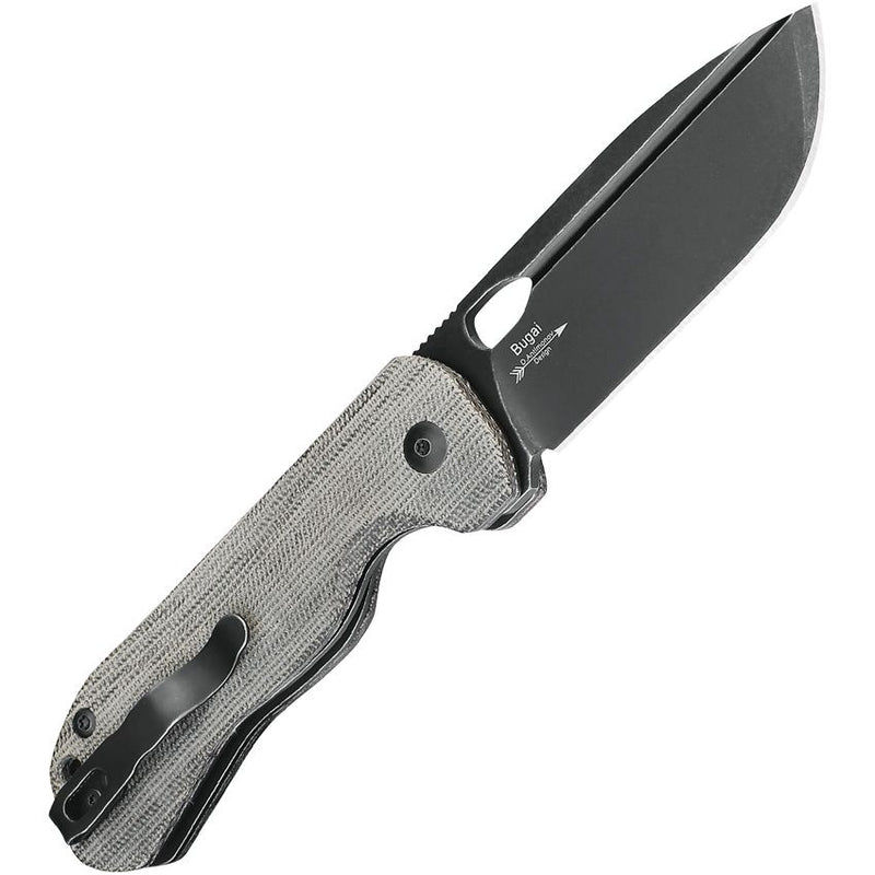 Kizer Bugai Linerlock Micarta Folding Knife [V3627A1]