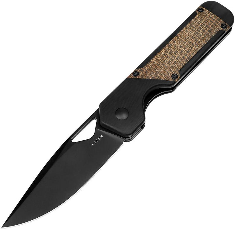Kizer Militaw Framelock Grn Mic Folding Knife [V3634A1]