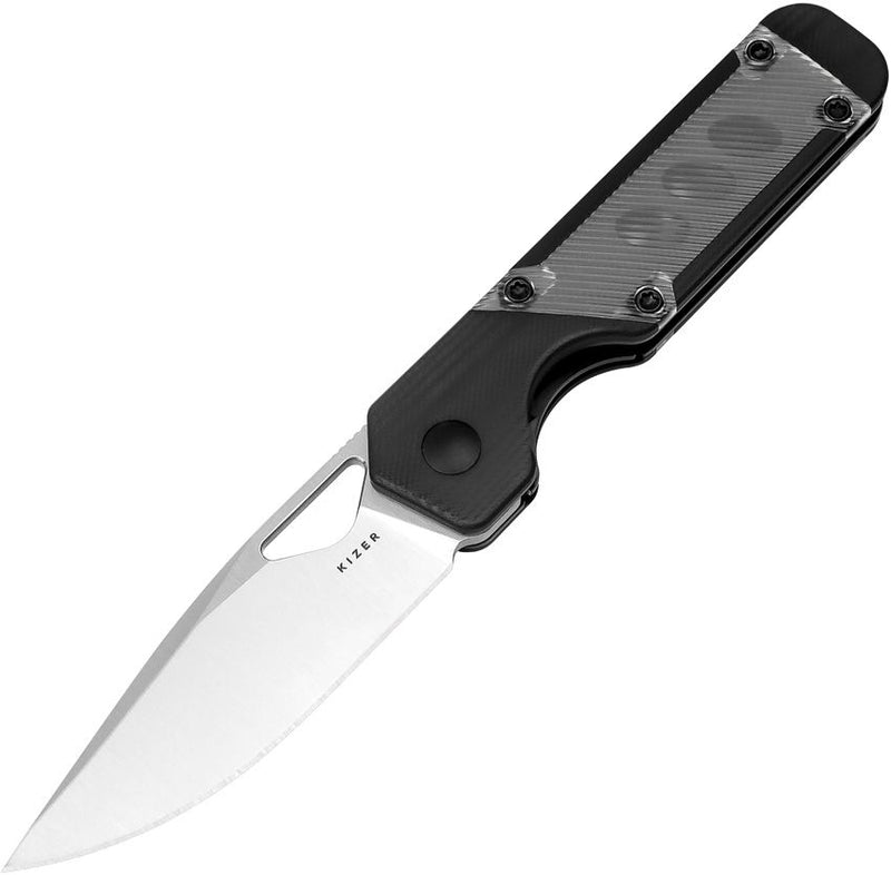 Kizer Mini Militaw Framelock Blk Folding Knife [V3634SA3]