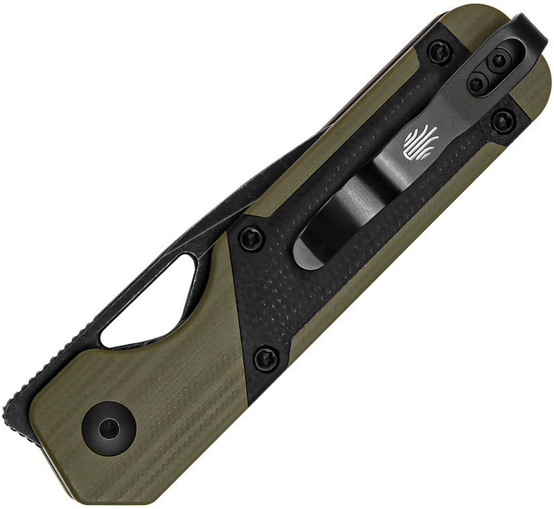 Kizer Mini Militaw Framelock Green Folding Knife [V3634SA5]